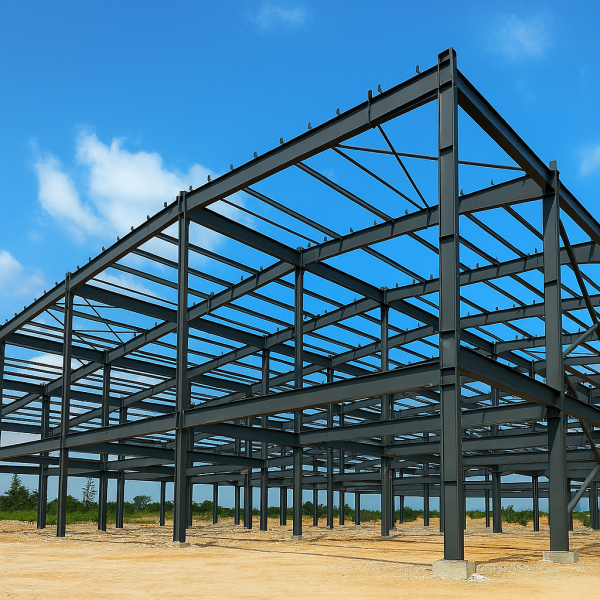 Nhà khung kết cấu thép hiện đại 